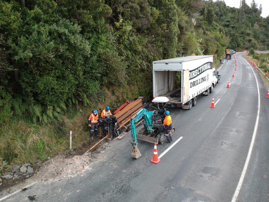 Directional drilling in NZ often occurs in green spaces or along roadways.